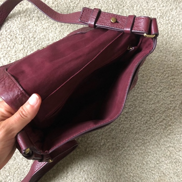 Fossil leather bag maroon - Picture 5 of 8